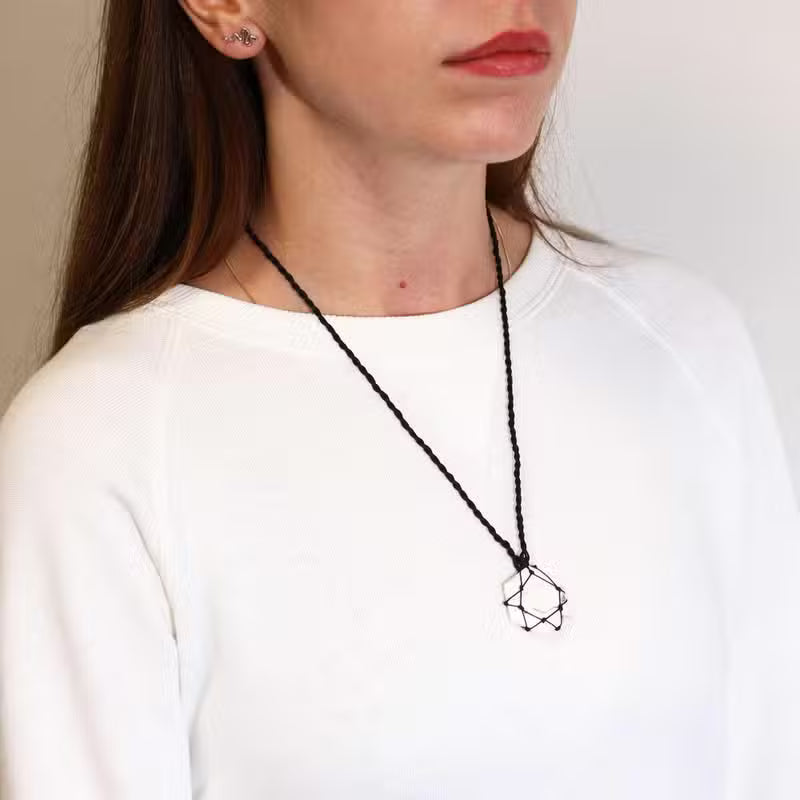 Hexagon Pendant Necklace