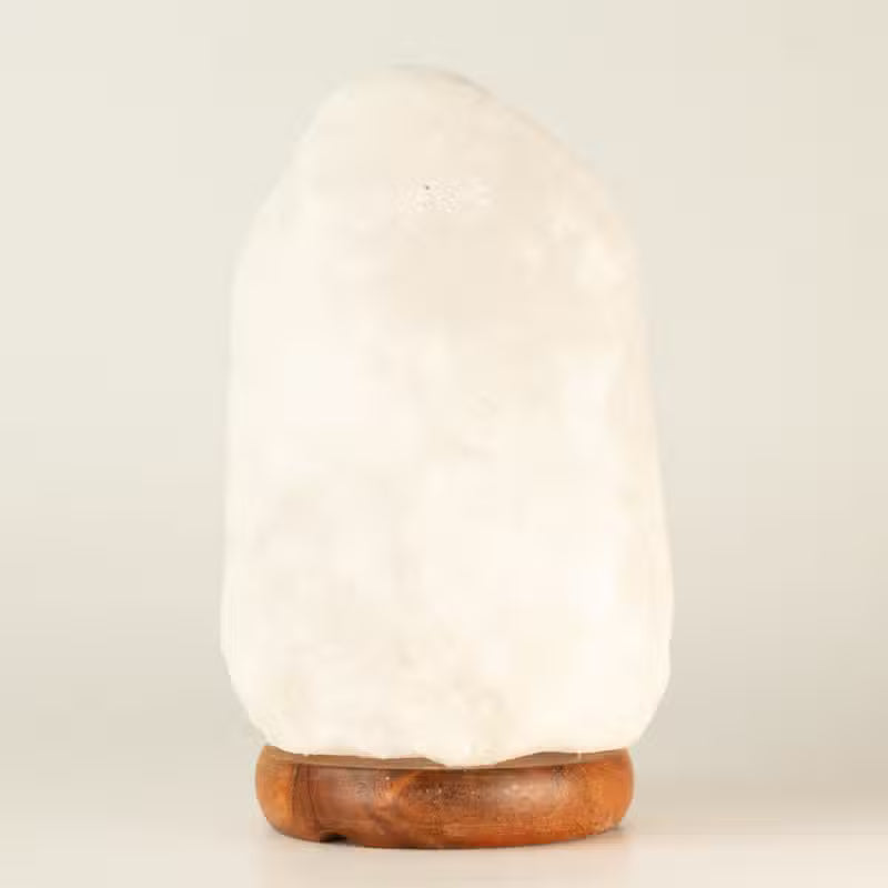 White Salt Lamp