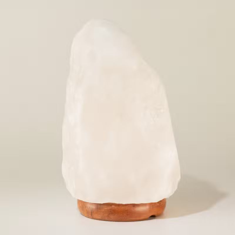 White Salt Lamp