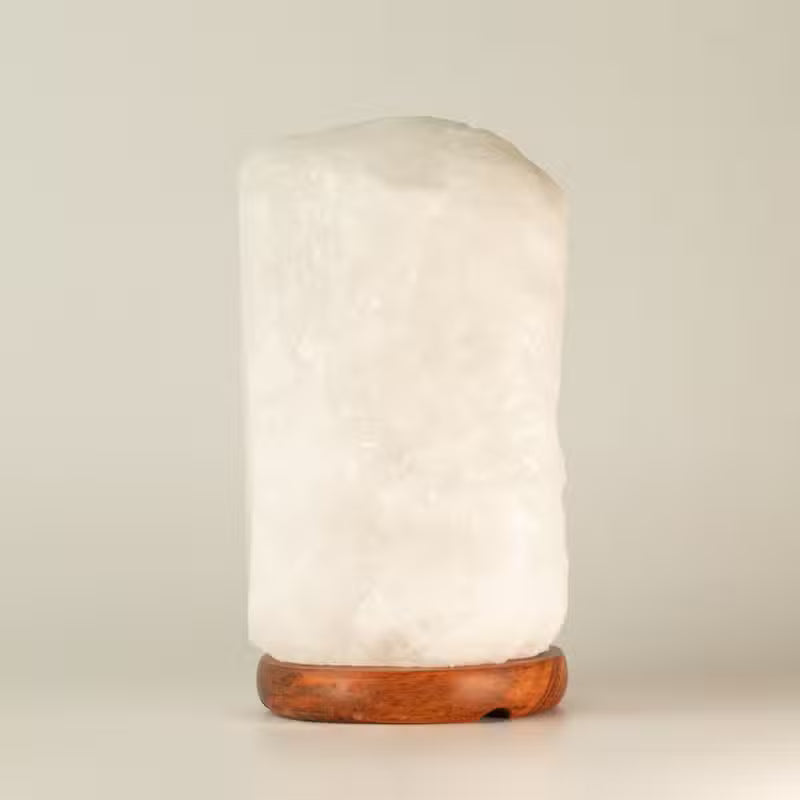 White Salt Lamp