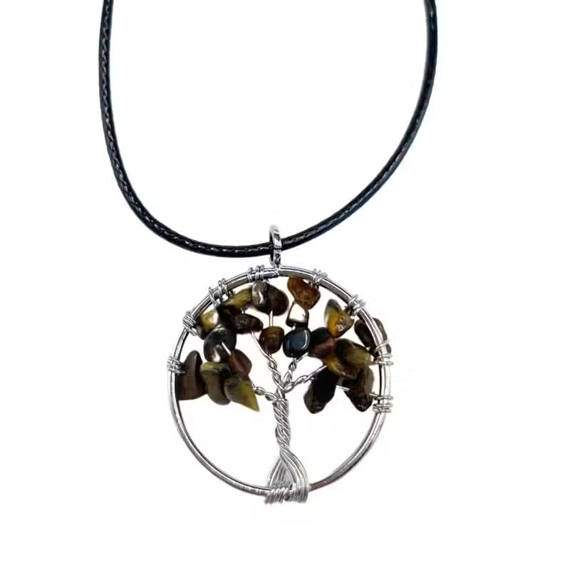 Gemstone Tree of Life Necklace
