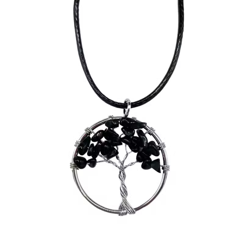Gemstone Tree of Life Necklace