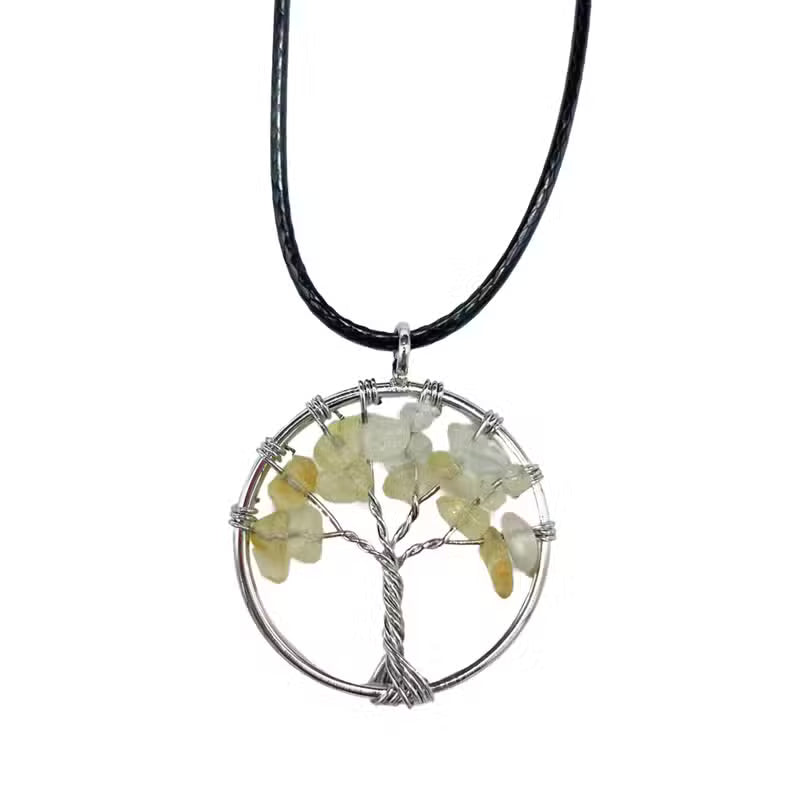 Gemstone Tree of Life Necklace