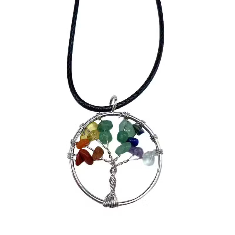 Gemstone Tree of Life Necklace