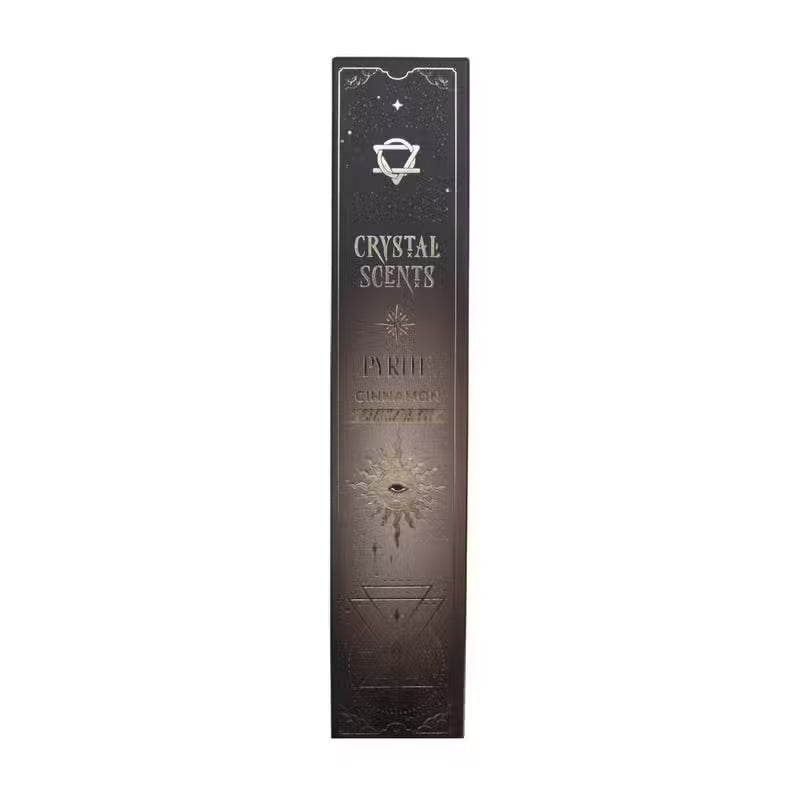 Pyrite Crystal Scents Smudge Incense - Cinnamon