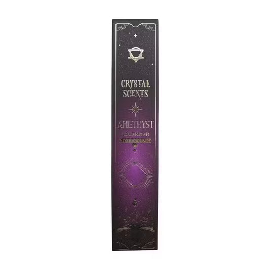 Amethyst Crystal Scents Smudge Incense - Lavender