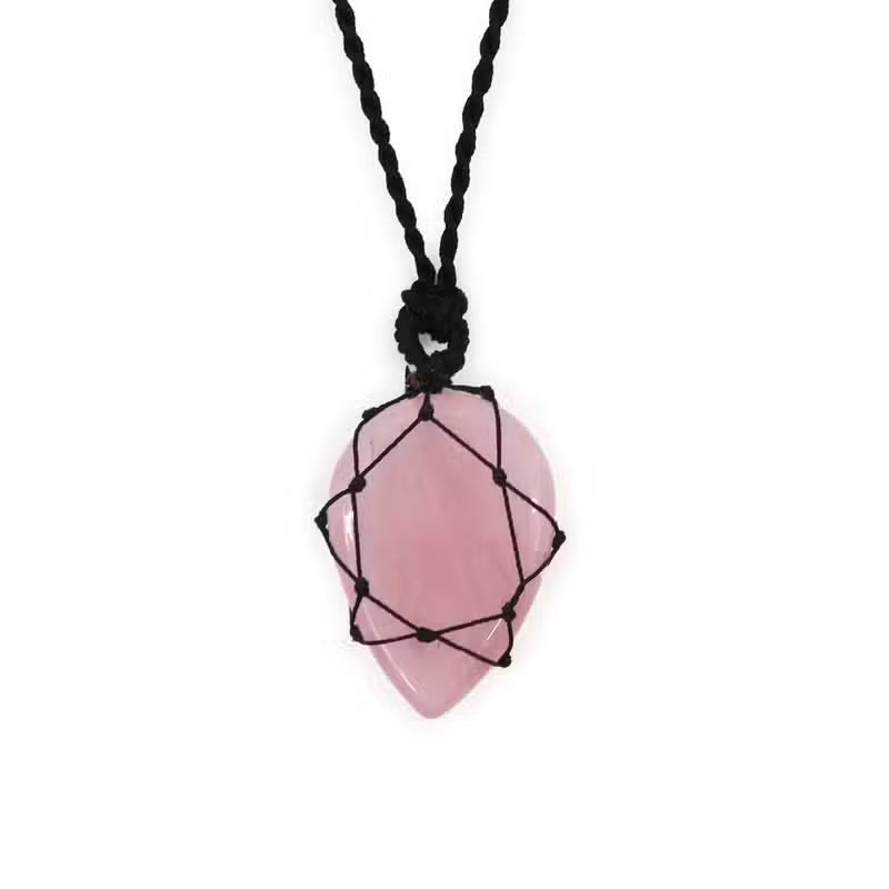 Crystal Lace Tear Necklace