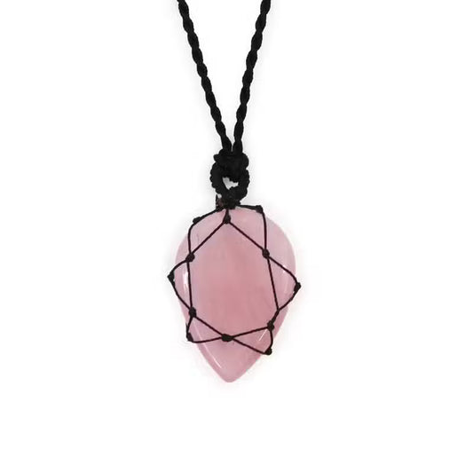 Crystal Lace Tear Necklace