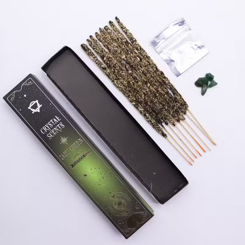 Jade Crystal Scents Smudge Incense - Spicy