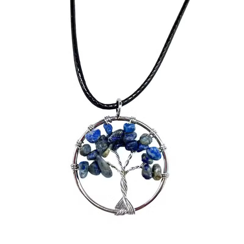Gemstone Tree of Life Necklace