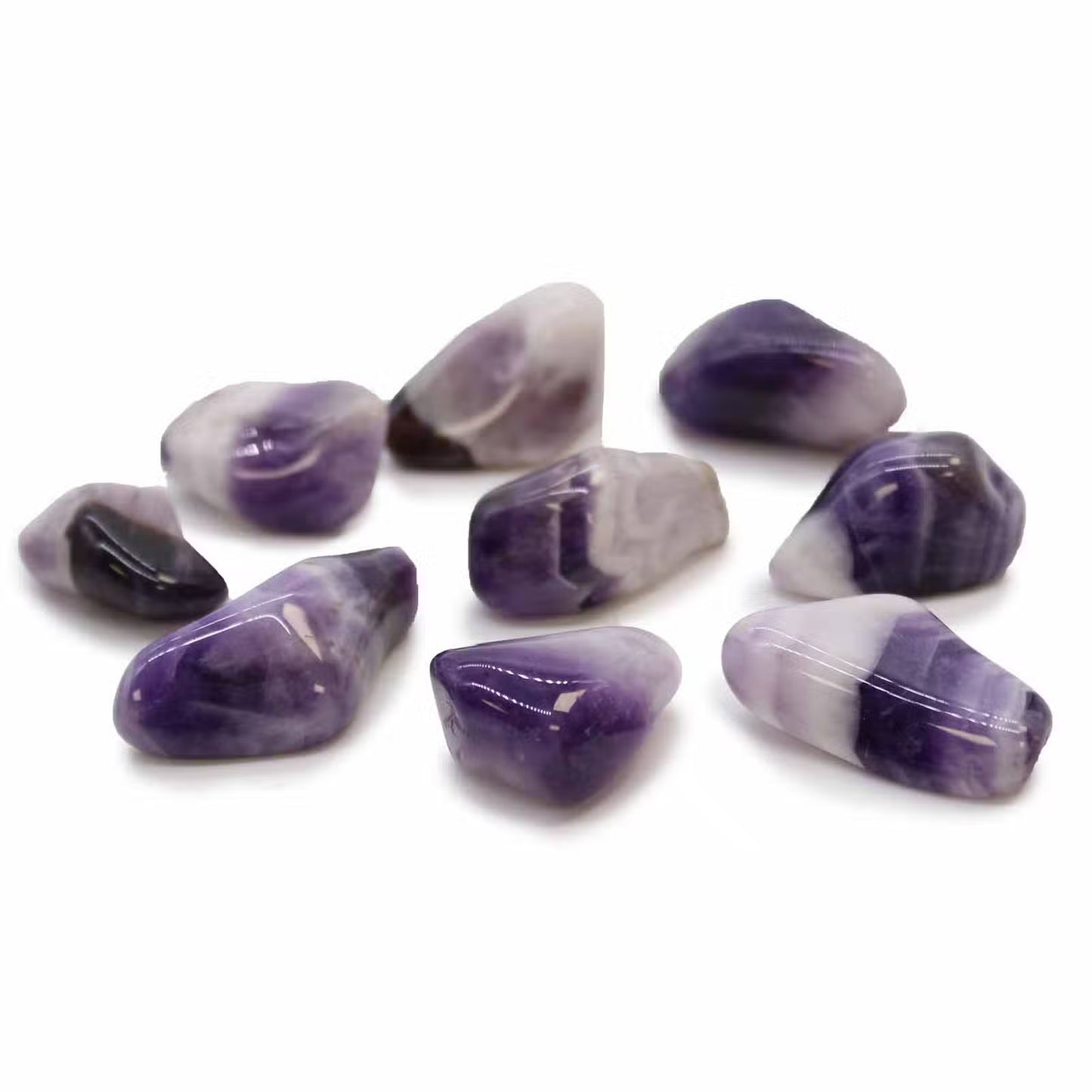 Banded Amethyst Tumblestone